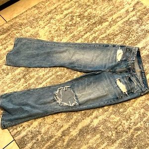 women’s American eagle dreamy drape low rise baggy size 6 short